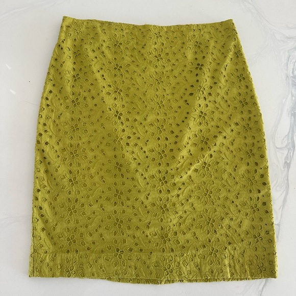 Talbots Green Pencil Skirt Knee-Length Cocktail - Picture 1 of 7